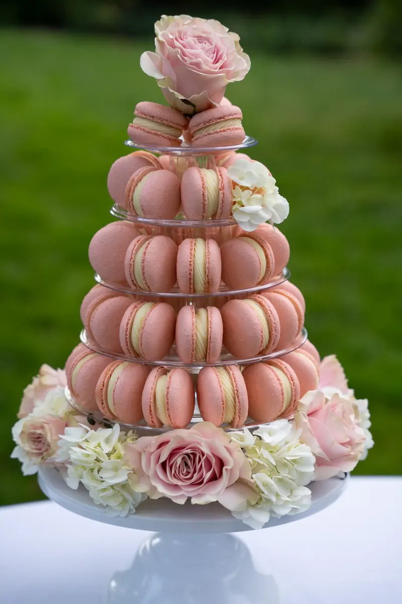 Macaron tower by Anastasiia's Bakery