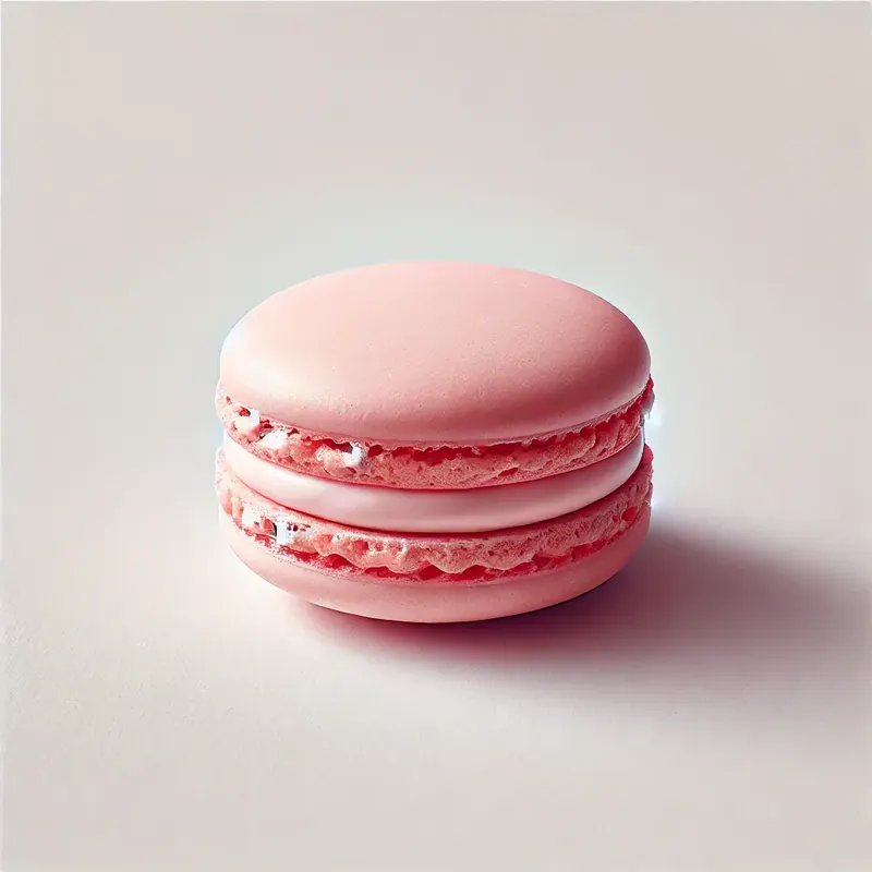 Strawberry macarons