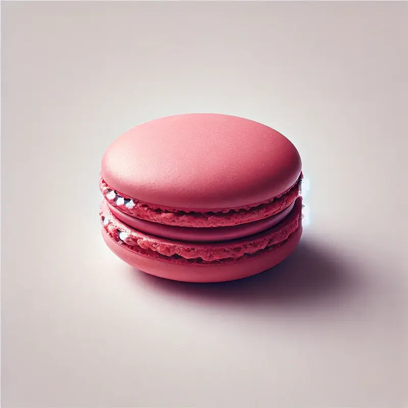 Strawberry Baileys macarons